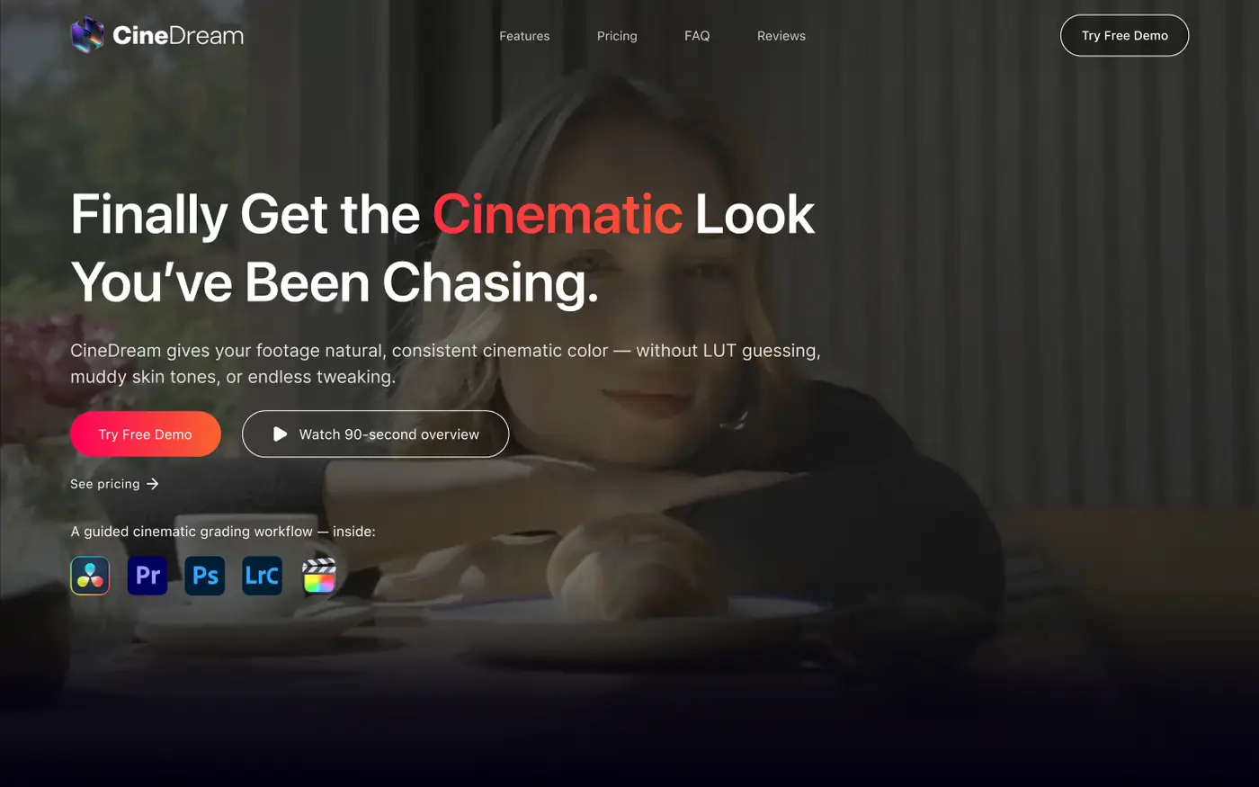 CineDream homepage