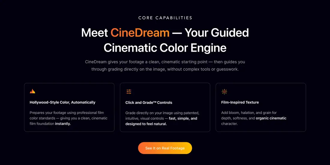 CineDream, Core engine