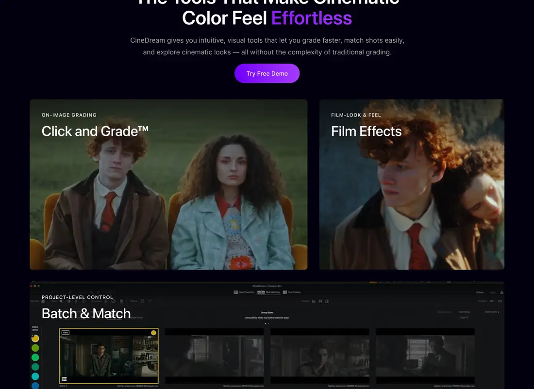 CineDream, Creative toolkit