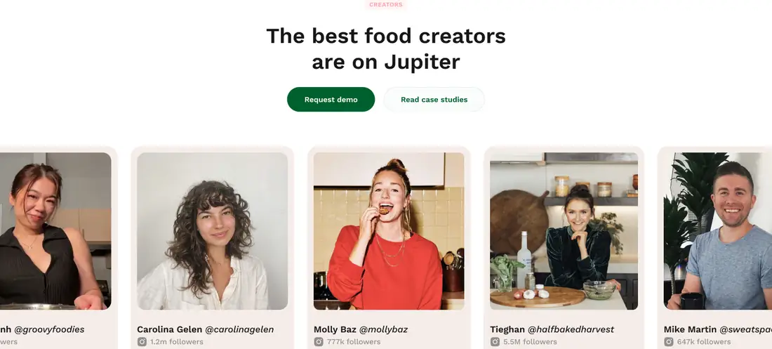 Jupiter, The best food creators