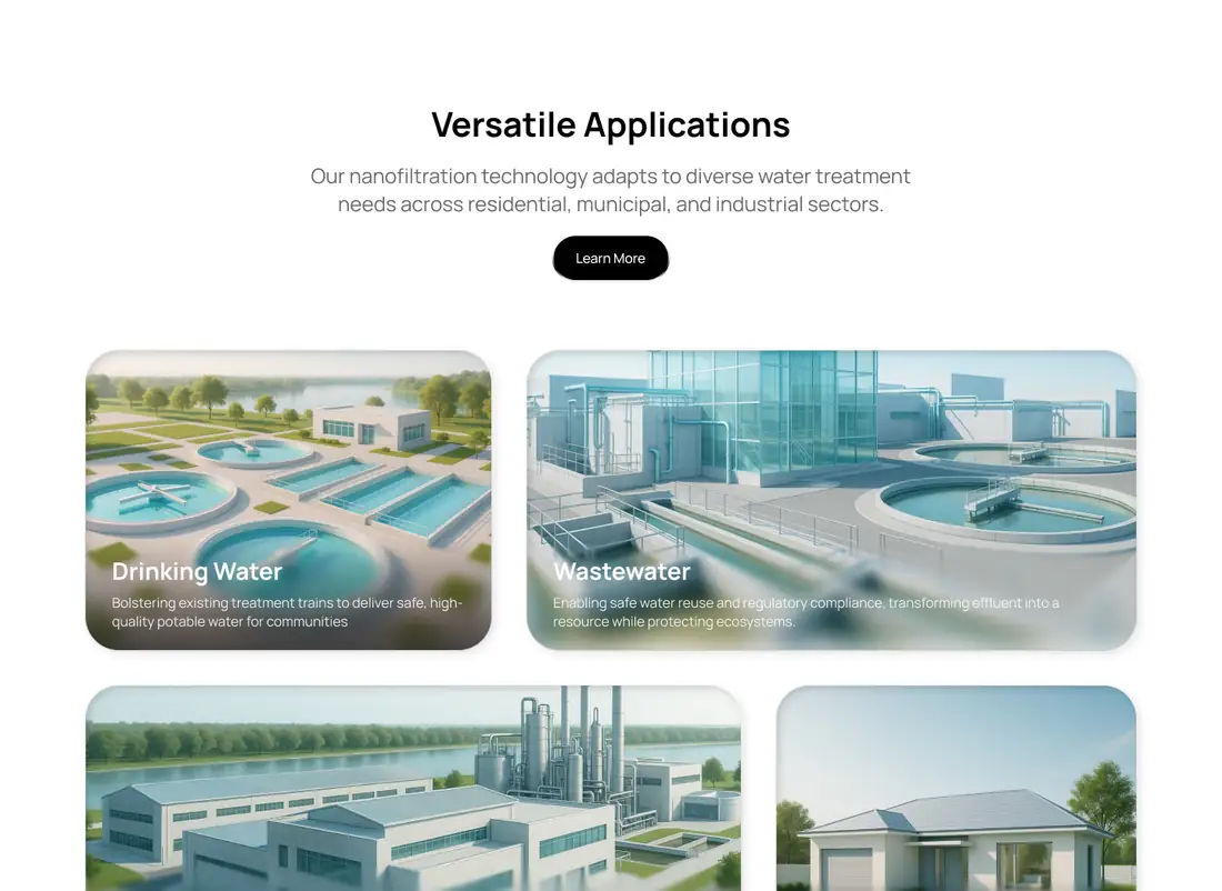 Minus Filtration, Versatile applications