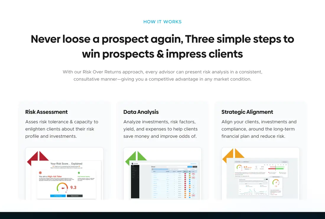 StratiFi, Three simple steps