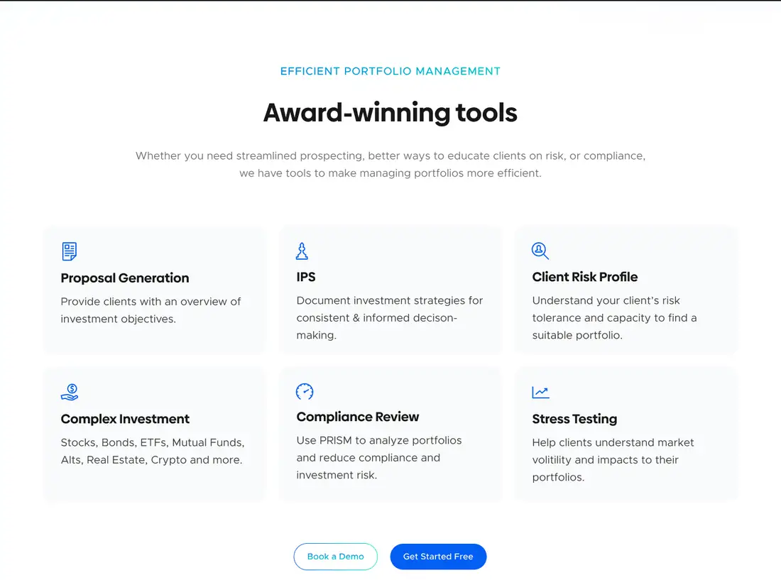 StratiFi, Award-winning tools